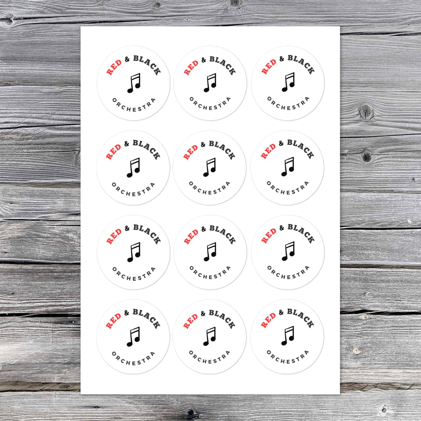 Orchestra Sticker Sheet | Custom