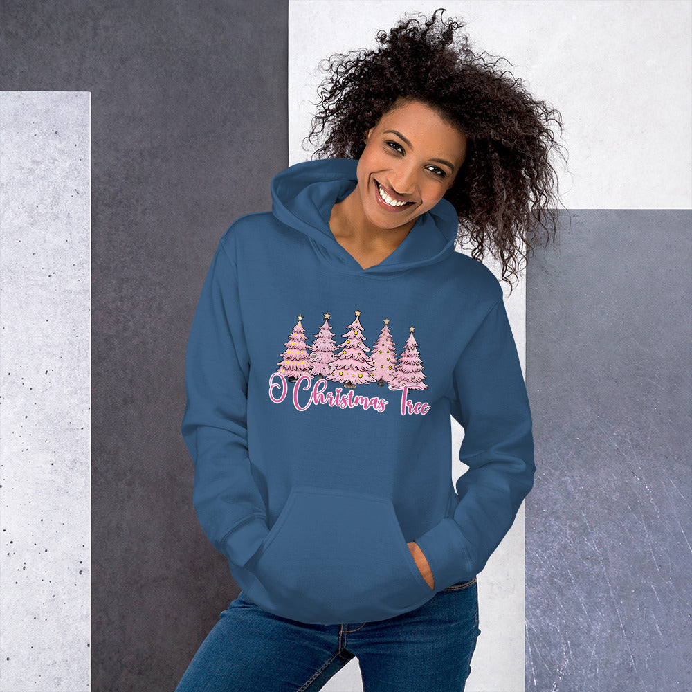 O Christmas Tree | Pink Trees | Unisex Hoodie