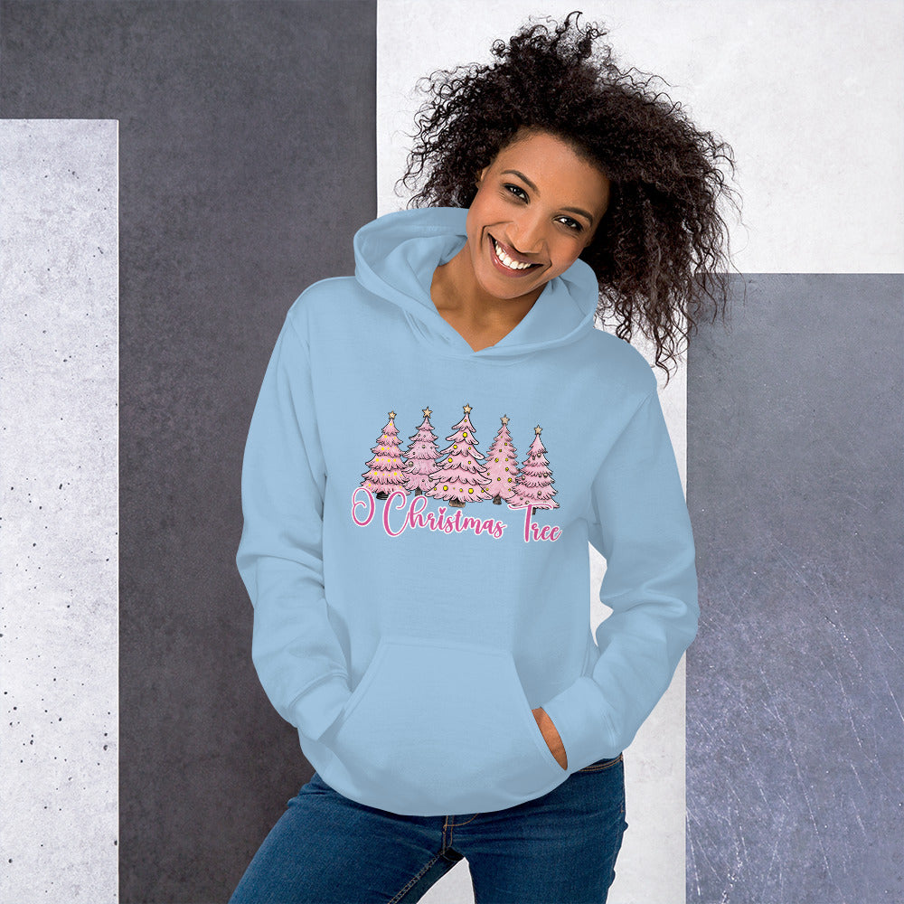 O Christmas Tree | Pink Trees | Unisex Hoodie