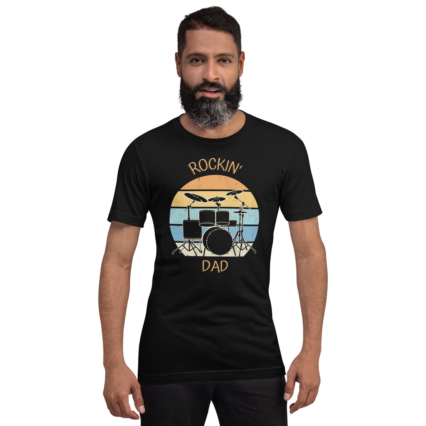 ROCKIN' DAD | DADDY & ME SHIRTS | DRUM SET | MATCHING YOUTH SET | UNISEX T-SHIRT