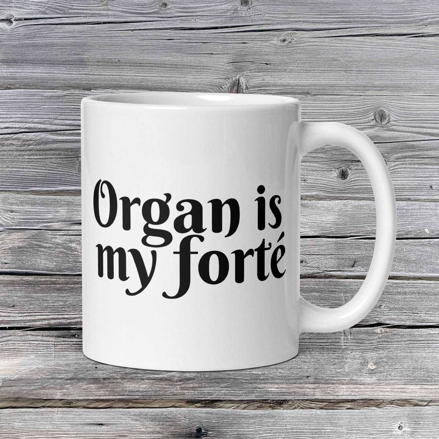 Pick Your Forte' Mug Series | Music is My Forte | 20 Instruments | Violin | Flute | Piano | Guitar | Cello | Singing | Drums | White glossy mug