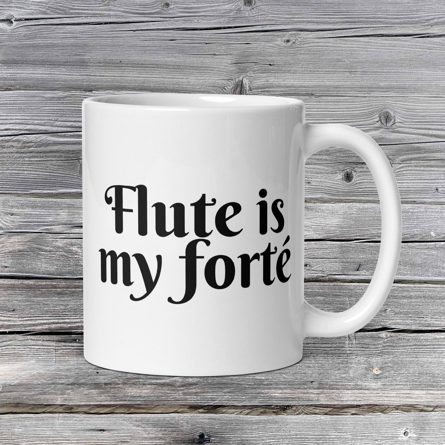 Pick Your Forte' Mug Series | Music is My Forte | 20 Instruments | Violin | Flute | Piano | Guitar | Cello | Singing | Drums | White glossy mug