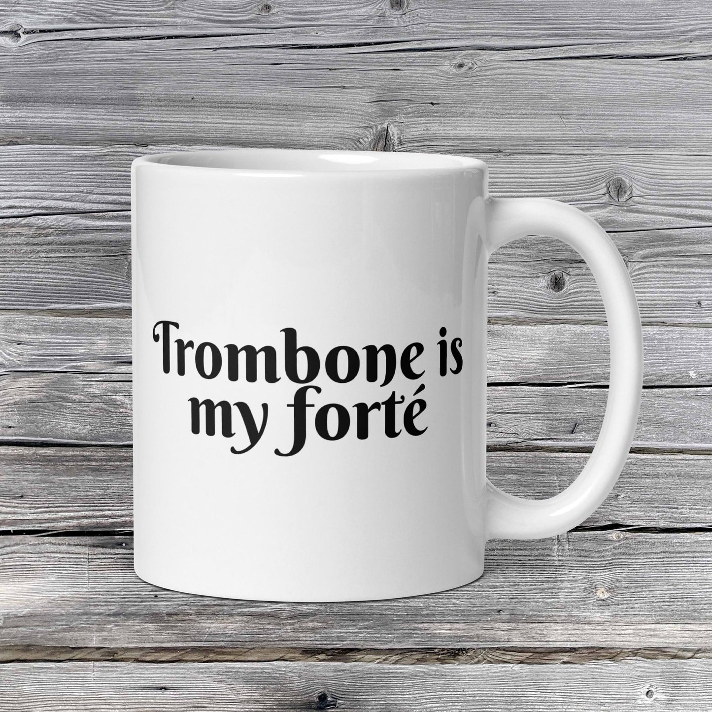 Pick Your Forte' Mug Series | Music is My Forte | 20 Instruments | Violin | Flute | Piano | Guitar | Cello | Singing | Drums | White glossy mug