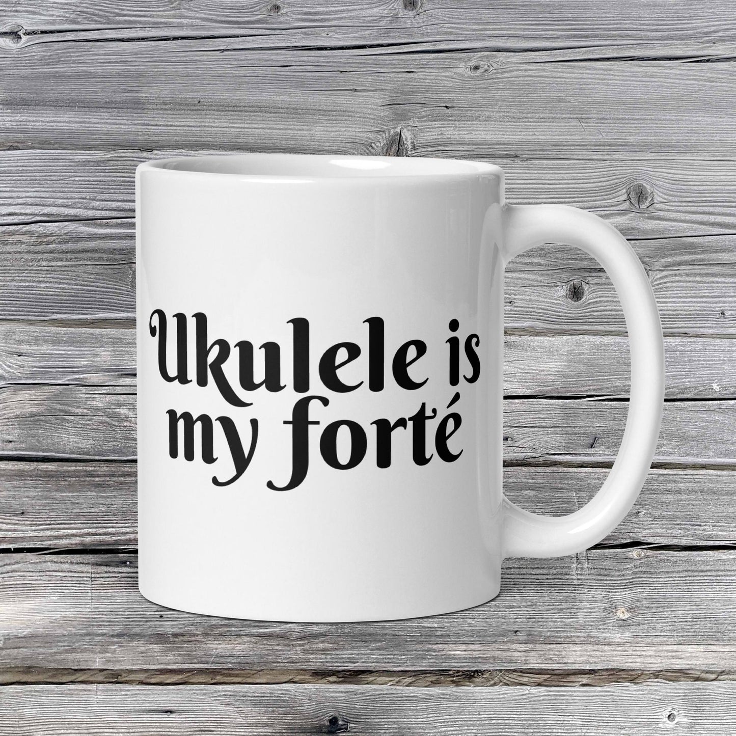 Pick Your Forte' Mug Series | Music is My Forte | 20 Instruments | Violin | Flute | Piano | Guitar | Cello | Singing | Drums | White glossy mug