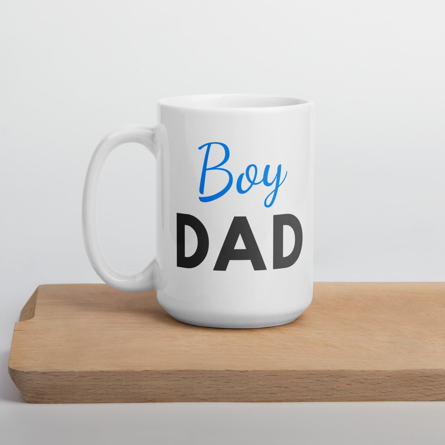 Boy Dad Mug | White Glossy Mug