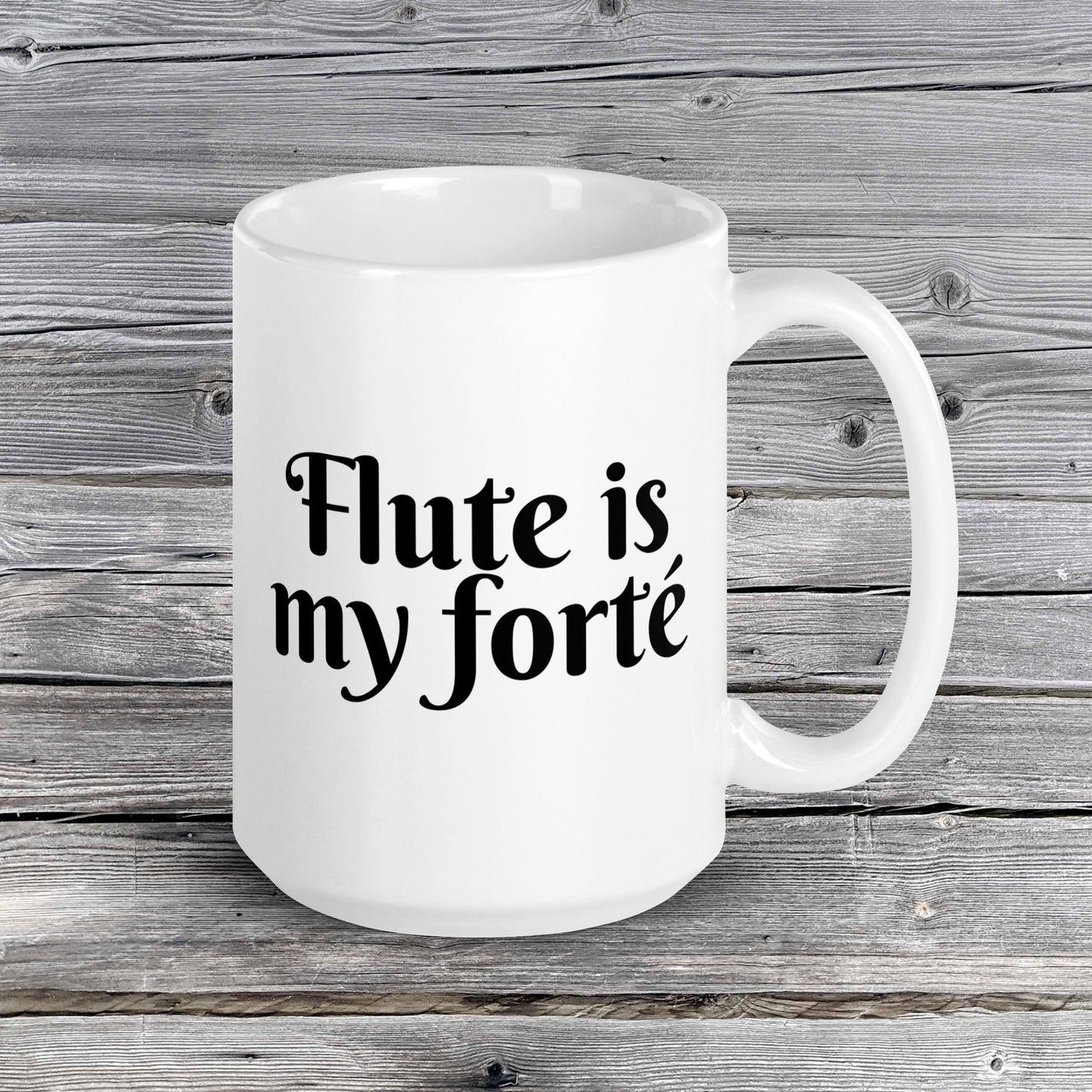 Pick Your Forte' Mug Series | Music is My Forte | 20 Instruments | Violin | Flute | Piano | Guitar | Cello | Singing | Drums | White glossy mug