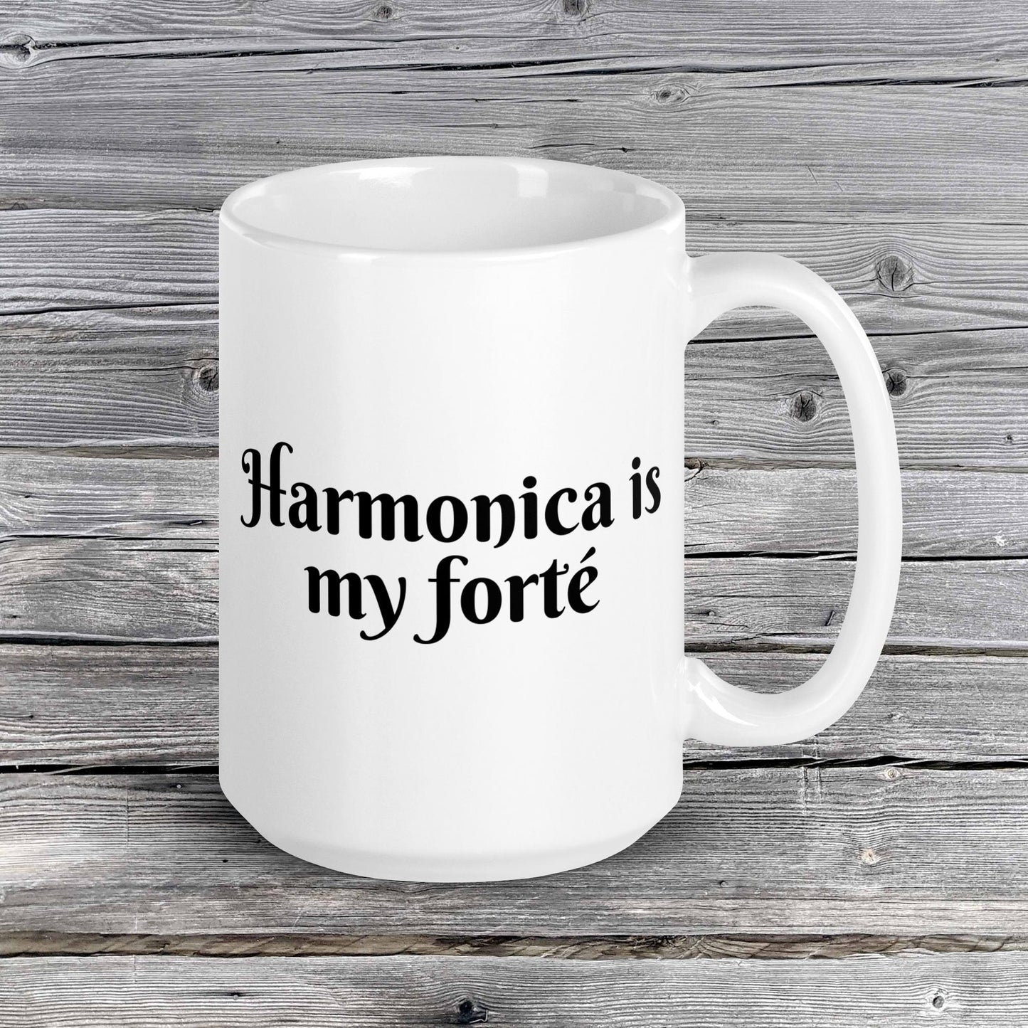 Pick Your Forte' Mug Series | Music is My Forte | 20 Instruments | Violin | Flute | Piano | Guitar | Cello | Singing | Drums | White glossy mug