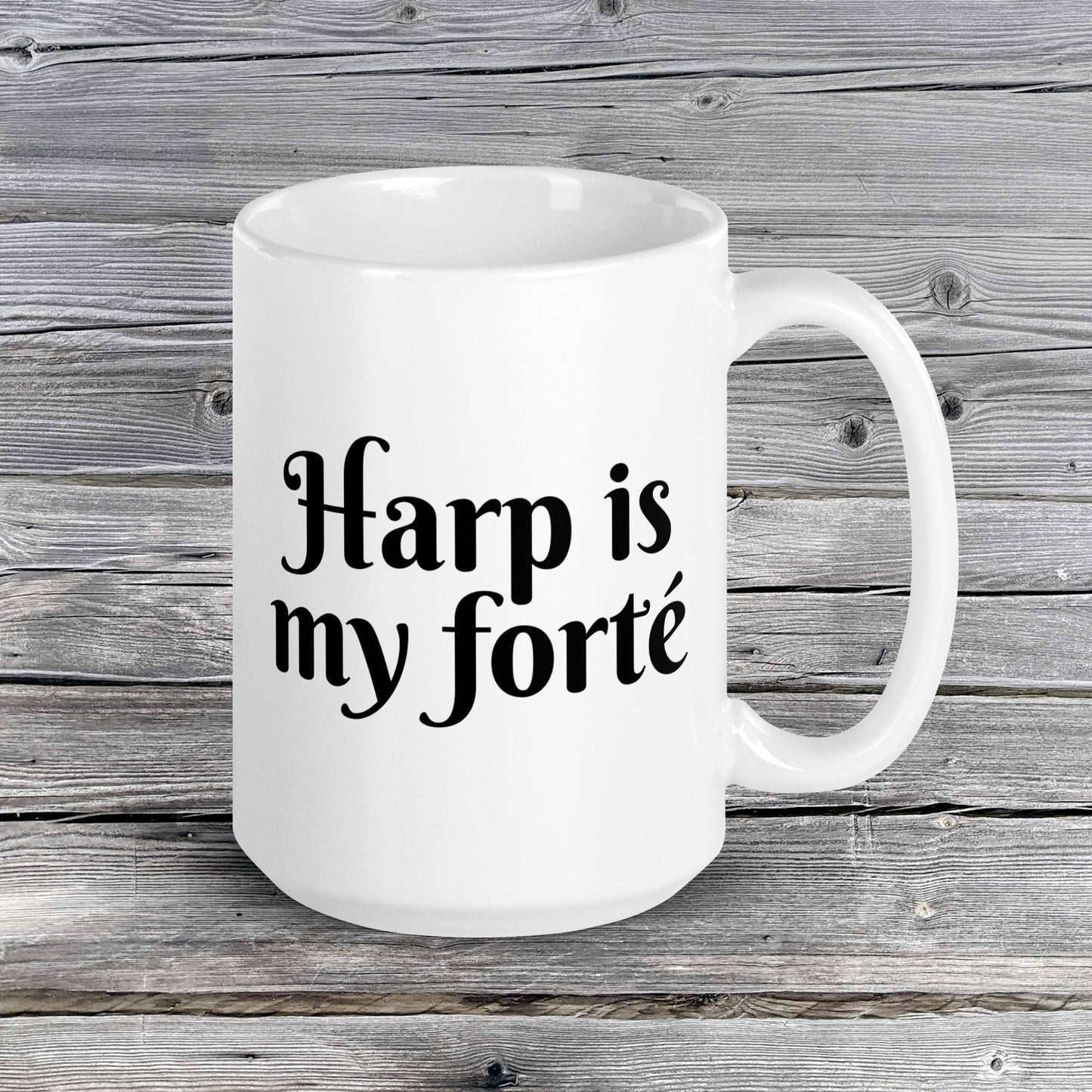 Pick Your Forte' Mug Series | Music is My Forte | 20 Instruments | Violin | Flute | Piano | Guitar | Cello | Singing | Drums | White glossy mug