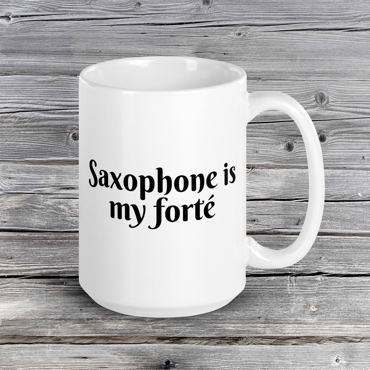 Pick Your Forte' Mug Series | Music is My Forte | 20 Instruments | Violin | Flute | Piano | Guitar | Cello | Singing | Drums | White glossy mug