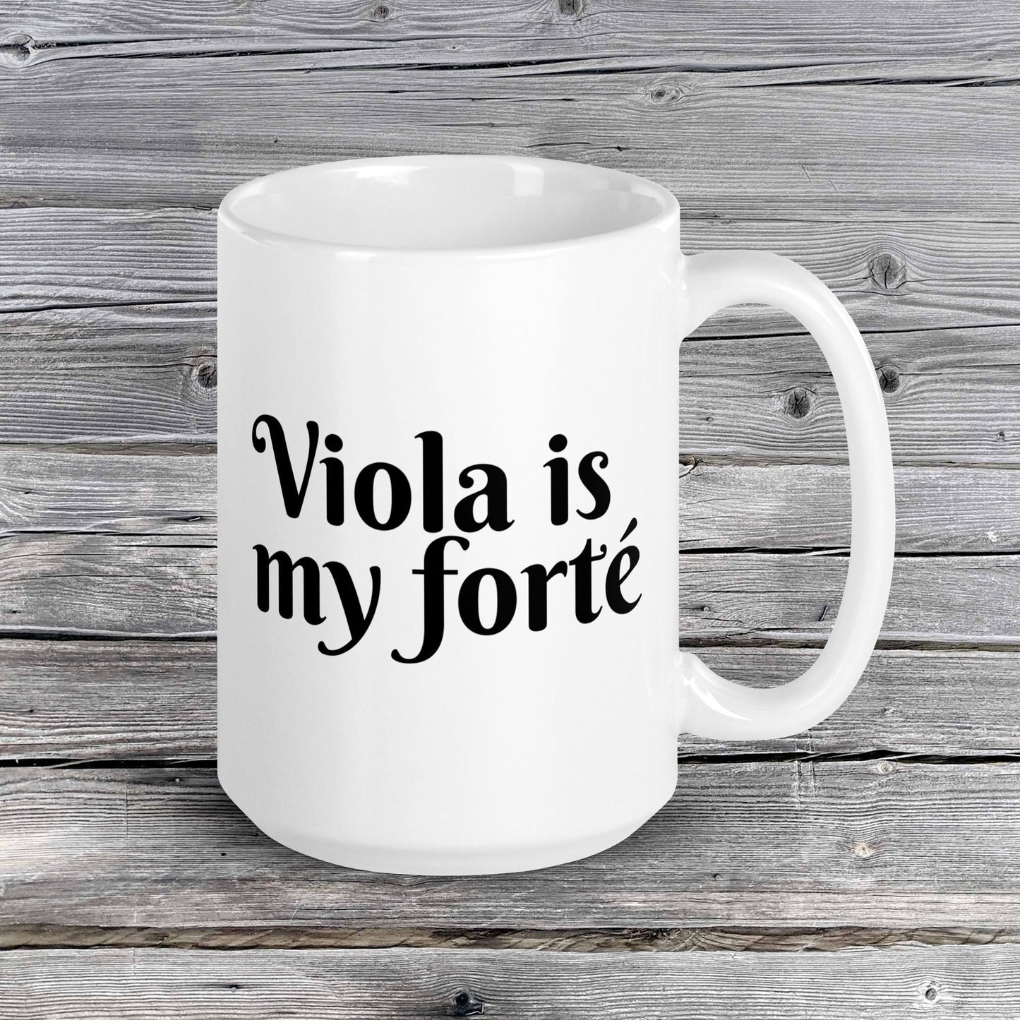 Pick Your Forte' Mug Series | Music is My Forte | 20 Instruments | Violin | Flute | Piano | Guitar | Cello | Singing | Drums | White glossy mug