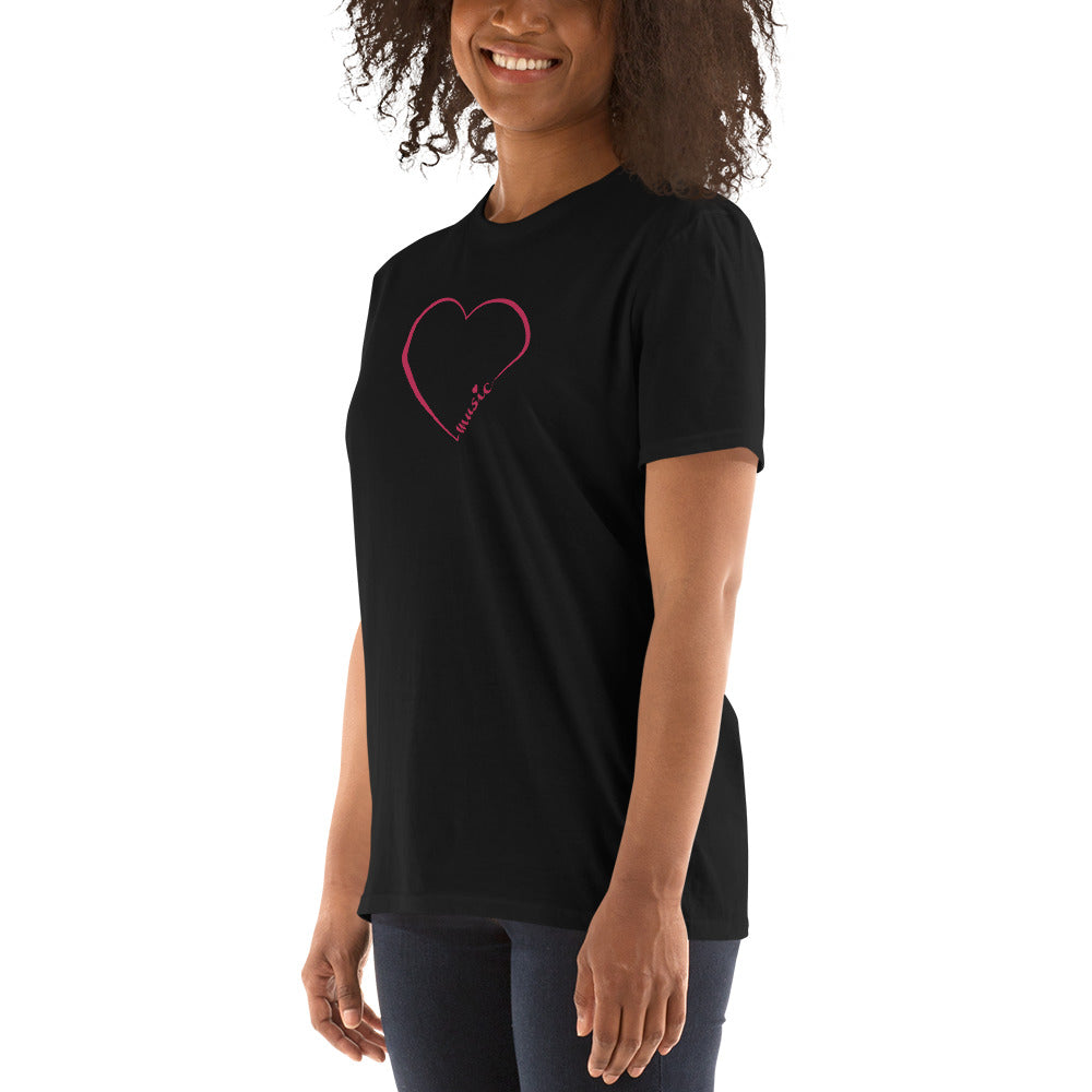 Heart Music | Red Heart | Short-Sleeve Unisex T-Shirt