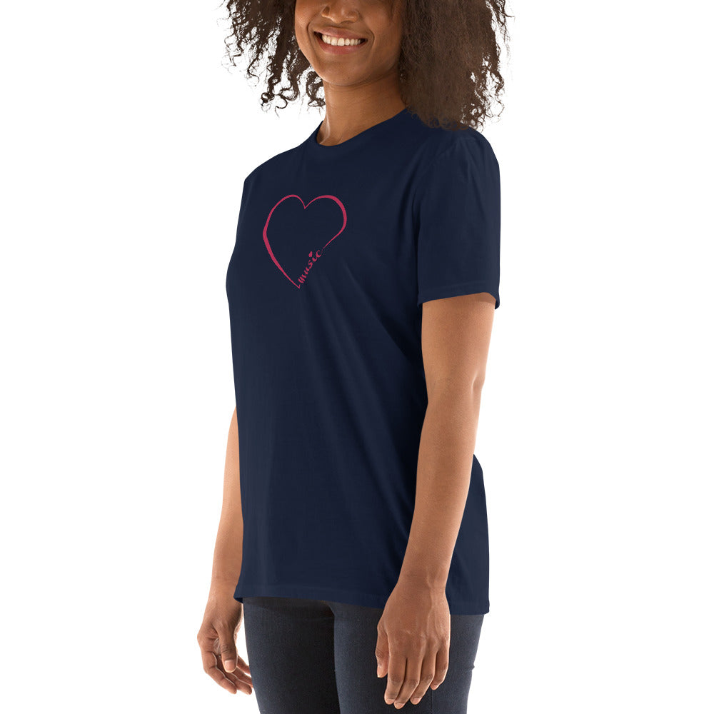 Heart Music | Red Heart | Short-Sleeve Unisex T-Shirt